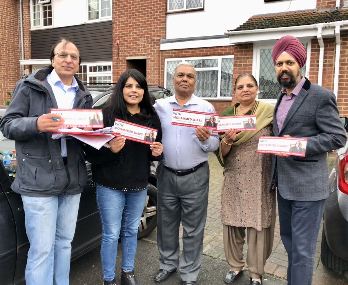 TanDhesi's tweet photo. Yes, some more campaigning selfies/pics - out most of Sunday in #Chalvey, #Langley and #Haymill #Slough.
Thanks to all those that came out on #LabourDoorStep drive to support our council candidates. #VoteLabourMay3rd https://t.co/5zBLqVLY9Y