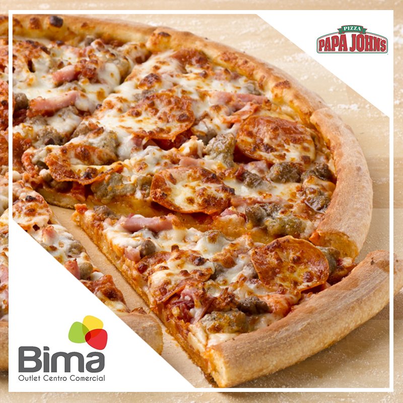 ccomercialbima's tweet photo. Etiqueta aquella persona con la que te compartirías una deliciosa pizza de #PapaJohns, en #OutletBima https://t.co/CMPHByC154