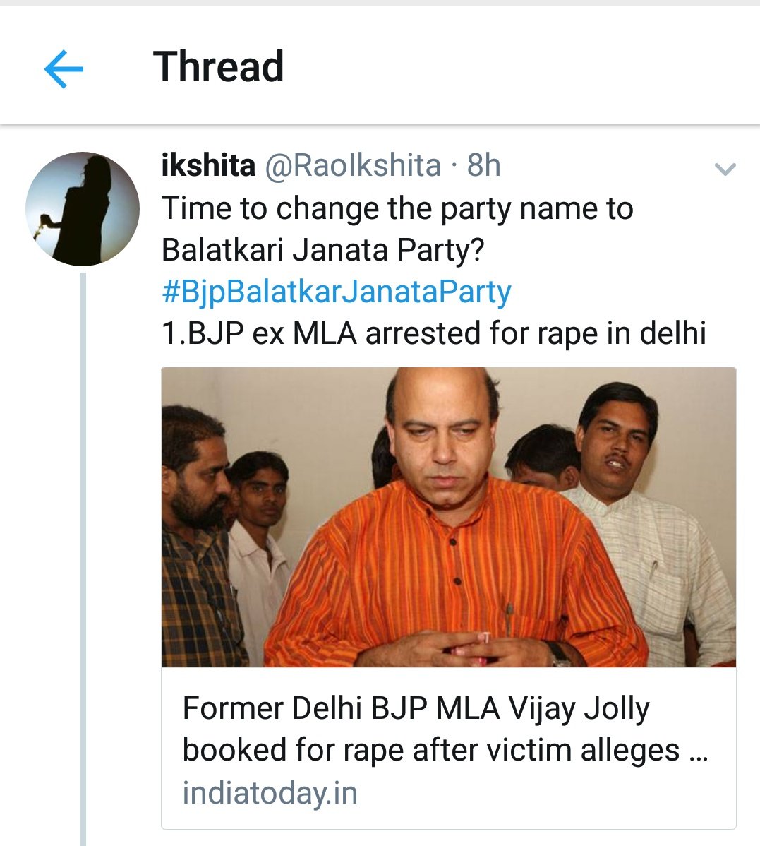 PradzWorLd's tweet photo. @akshay_vbk78 @prafulkr @chant_oom @rishibagree @RakeshSinha01 @Twitter @jack @PMOIndia @rajnathsingh @INCIndia @BJP4India @prakashraaj @RahulGandhi @free_thinker @SitaramYechury @ShashiTharoor @gallerygrandeur @viral_bee @Nidhi @ravishndtv #BalatkariJaanwarParty ?? (#BJP)
#RapistSicktardShakha ?? (#RSS)
#RapeFest #Thread 👇👇
https://t.co/qDzaVkjreO https://t.co/9CTVJrKMIA
https://t.co/PPL9TMWKMo
https://t.co/T0PMXEZXPv
