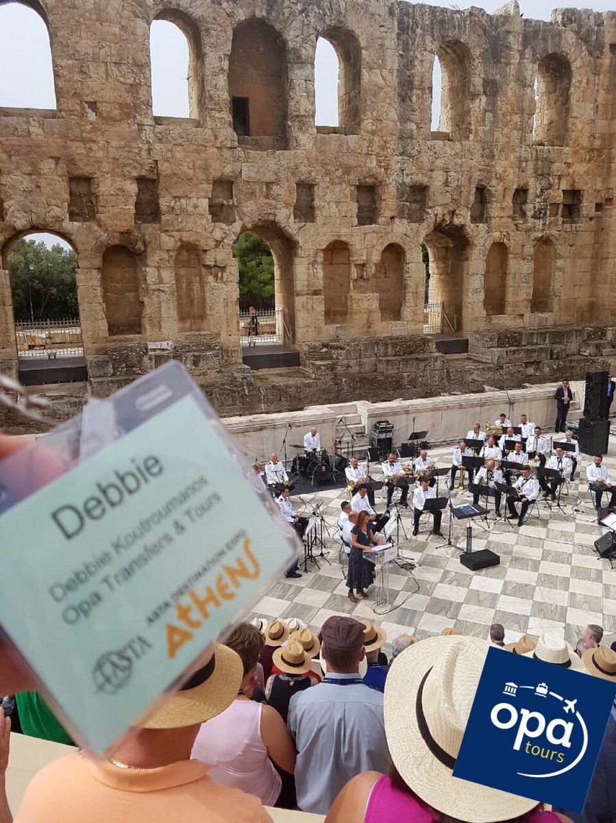 Opa_taxi_tours's tweet photo. 1st ever #AstaADE in #Athens. Kicking off with an amazing opening ceremony at the #Herodion! A huge success &amp; milestone for #greektourism &amp; we are thrilled to be here! @ElenaKountoura @ASTAAgents @USAmbGreece https://t.co/nAKPBQITJK
