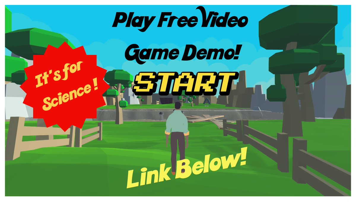 Itsjustme_Vee's tweet photo. Here it is! My video game demo for my psychological experiment: 

https://t.co/pU06utZPRP. 

It's a bit rough, but I made it with $800 &amp; lots of sweat n' tears. After playing, please retweet so I can collect as much data as possible! #madewithunity #gamedev #girlsbehindthegames https://t.co/e2Sf2OUCJT