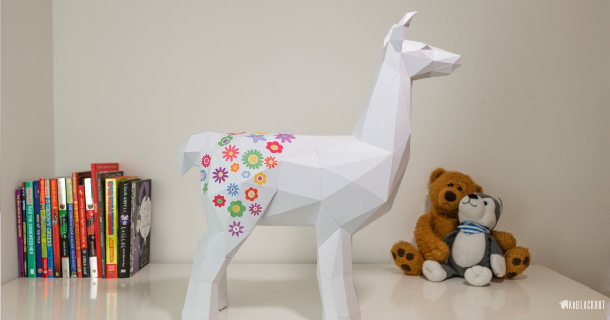 KaBlackout's tweet photo. Create your own customised papercraft llama. It's the perfect craft project! Comes with a sheet of beautiful coloured flowers to decorate your llama. Template available from https://t.co/mx5tgLkMlI … #etsyshop #craftychaching #craftbuzz #Onlinecraft #handmadehour https://t.co/sQvWdpIAsO