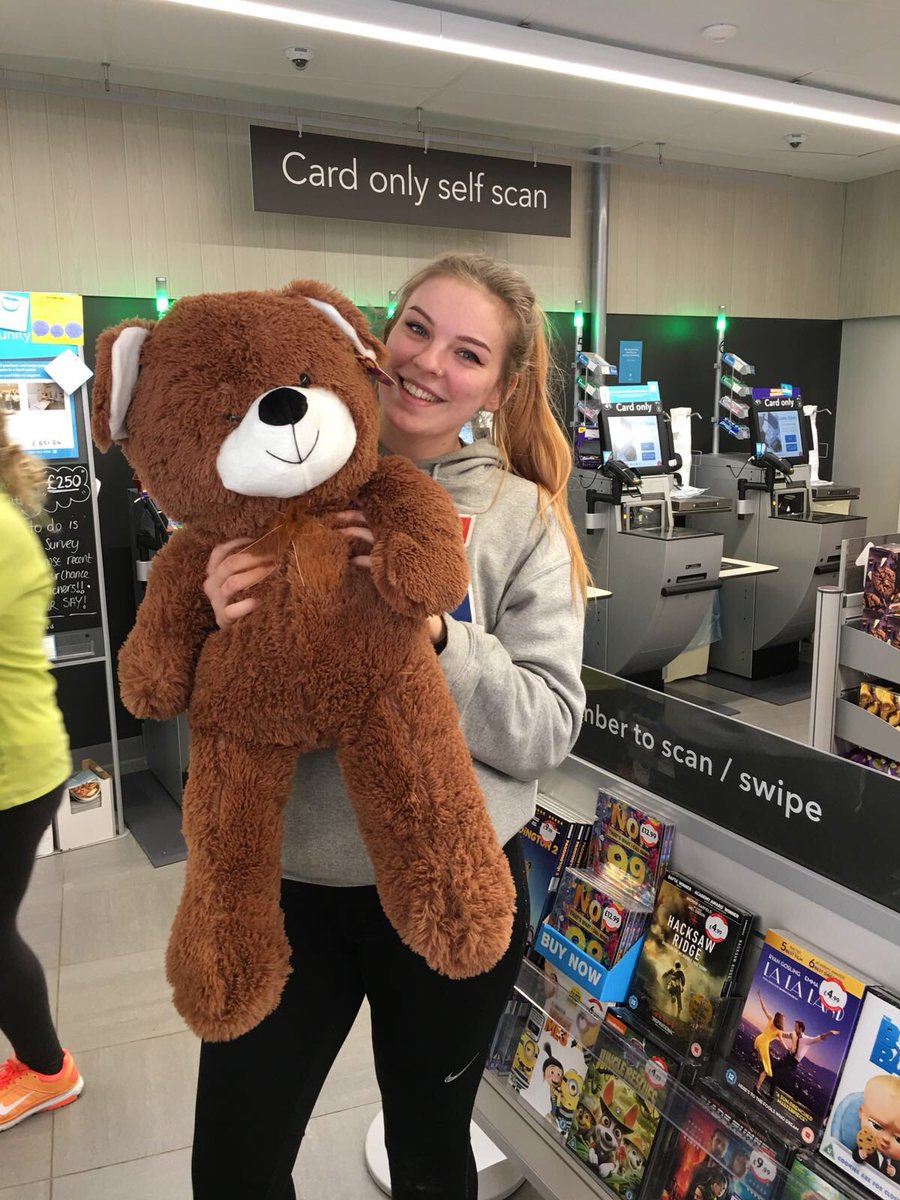 gmcb86's tweet photo. Our very happy winner of guess the name of the bear 🐻competition , over £100 raised for Zoe’s place 🤗🤗 https://t.co/VPPgkVpyyY