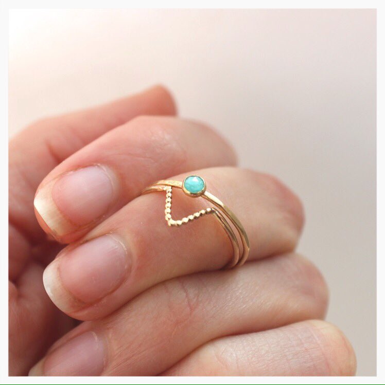 BaytreeBoutique's tweet photo. #UkCraftersHour #handmadehour evening all! This gorgeous #new #stackingset is now in the #Etsy store and available as individual #rings too! All #recycled + #handmade 🌱 #etsyuk #gold #amazonite #tinygems https://t.co/OTXMoLNQrn