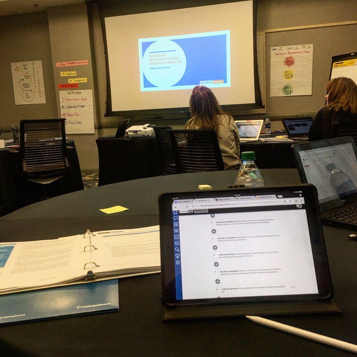 SHACKtacular's tweet photo. Module Planning sesh on lock 🔒 in pod 3!!! #pod3getslit📚🔥 #springboardpl @DougSBoard https://t.co/EfLQxMEYiM