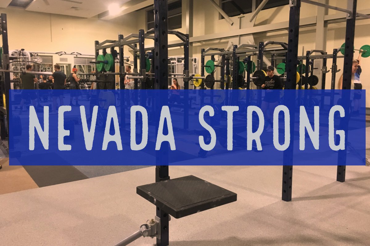 UNevadaStrong's tweet photo. Happy Sunday, Wolf Pack! Come get your fitness on ๐ช #PackFit #NevadaStrong https://t.co/OLocdtkZWv