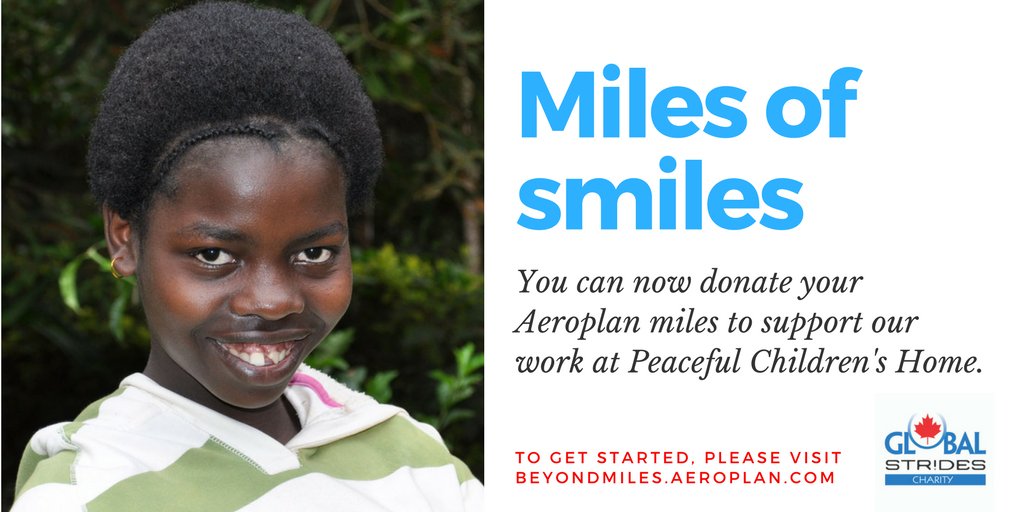 GlobalStrides's tweet photo. This is Susan.

Did you know you can make a one-time donation of your Aeroplan miles or earmark 2% on an ongoing basis to help us provide her with food, shelter, and an education?

Together, we can #MakeADifference https://t.co/a9jp6l2mUQ