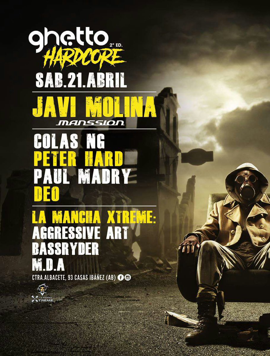LMX_TREME's tweet photo. Este próximo Sábado tienes una cita con el mejor sonido hardcore. Sonido #lamanchaxtreme en la segunda edicion de Ghetto Hardcore. https://t.co/FxjLQUERiF