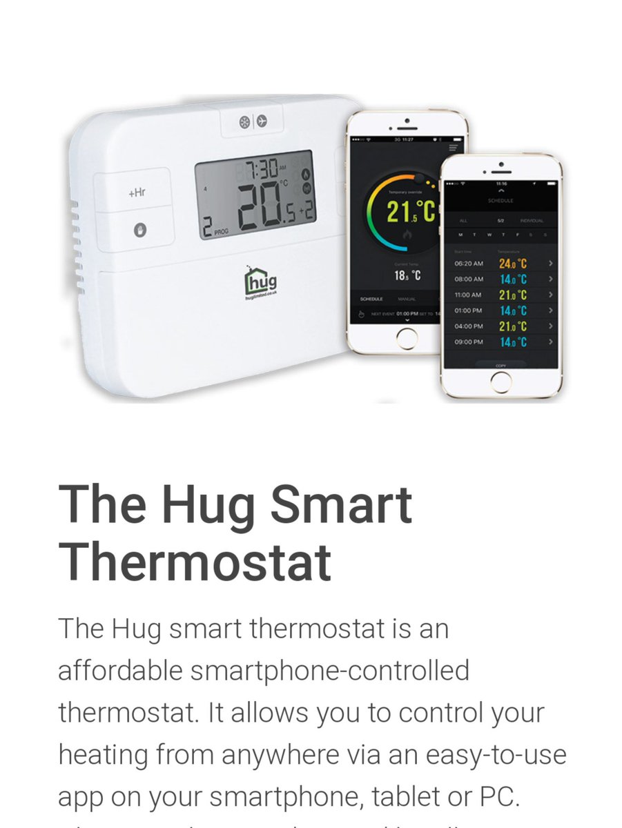Introducing the HUG #smartstat we are offering this fully installed for just £189.99