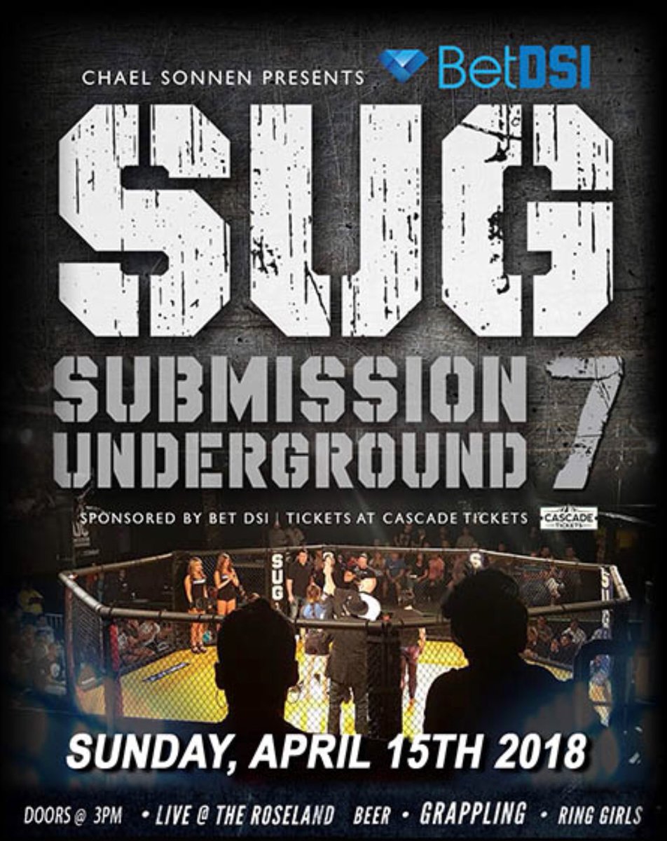 NWCombat's tweet photo. Submission Underground 7 going down today !! Excited to see how the tag team portion goes today. #SUG7 https://t.co/Ah6nLRQCwT