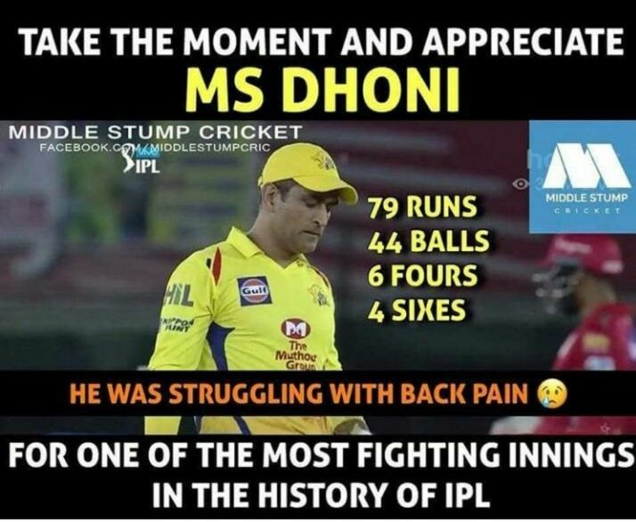 saileshMSD's tweet photo. Once a legend always a legend.....
Love you maahi....😍😍.. @msdhoni
#Dhoni
#KXIPvCSK https://t.co/PrDp8fPVjO