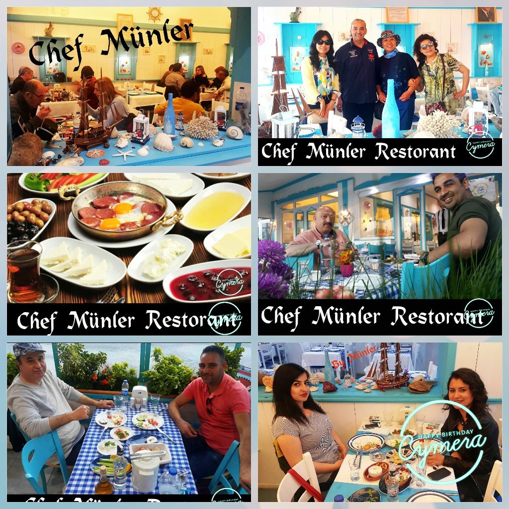 Chef Münler Restorant 
Eski Gümrük yanı /Ayvalık 
Rezervasyon tlf.05332858938