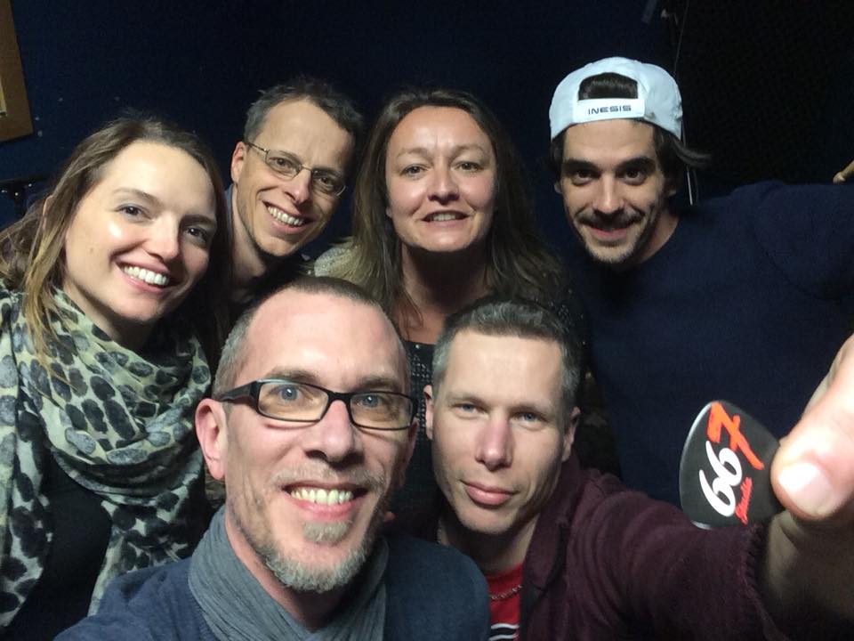 DrytownProject's tweet photo. #Drytown2018 Le groupe normand #DrytownProject a passé du très bon temps avec Ludo au #Studio667 #Caen !!! #Calvados #Normandie #France #Drytown Rock on !!!!! https://t.co/7fpqjt5FHH