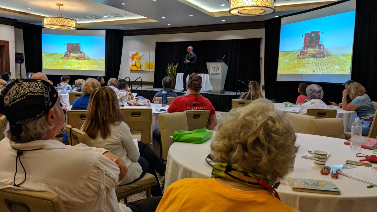 tarvintalks's tweet photo. "When you are stuck on a challenge, it usually means you are trying to solve the wrong problem." @coylejohnk #aath18 https://t.co/eDlnEm4D1m