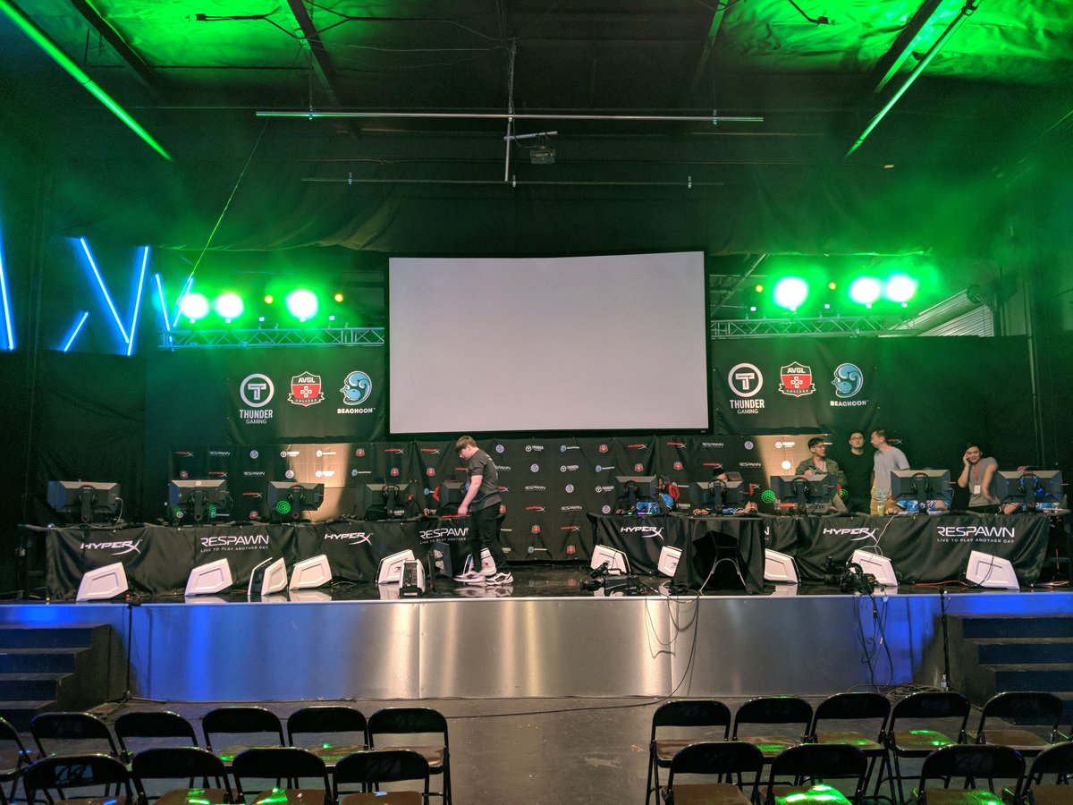 BeachconLAN's tweet image. Beachcon 2018 Day 2 has begun! Make sure to check out @RITesports and @ubcesports play at the @AVGLofficial #AprilAnarchy Dota 2 grand finals! 🏆