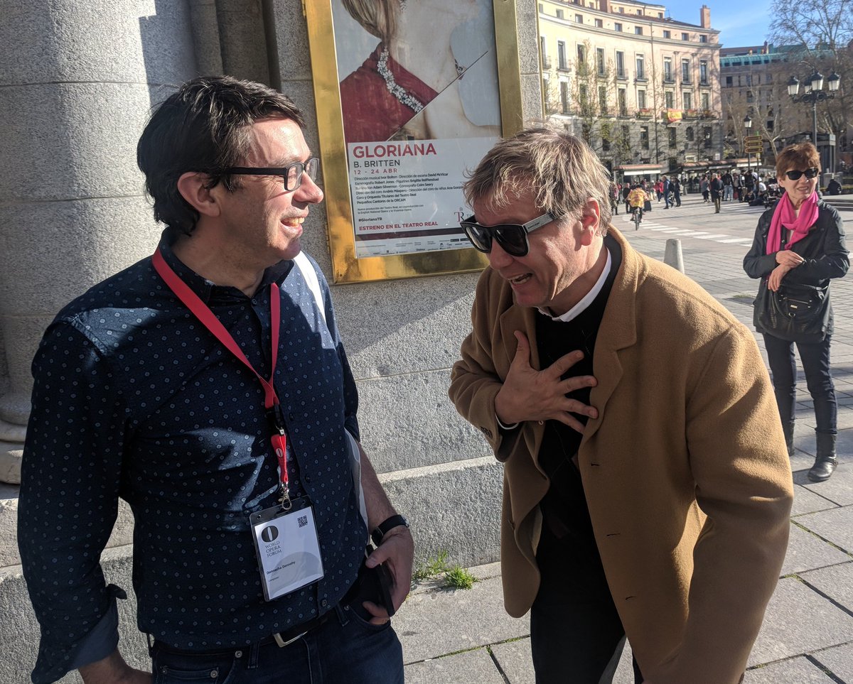 WMClassical's tweet image. Farewell to #WorldOperaForum, to Madrid and to all the wonderful people we met over the weekend - it's been a blast! #DonnachaDennehy #MarkAdamo #teammusicsales @GSchirmer @MSClassical