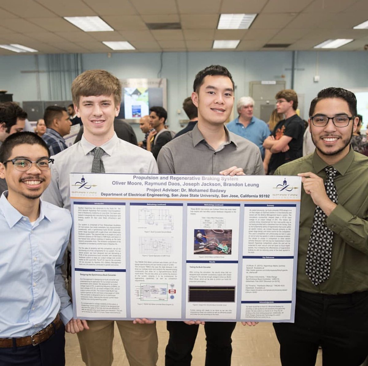 SpartanHL's tweet image. Happy Sunday! Congratulations to the graduating members for presenting their senior projects in yesterday’s Senior Showcase! Thank you to everyone who joined us yesterday. #SpartanHyperloop #SeniorShowcase