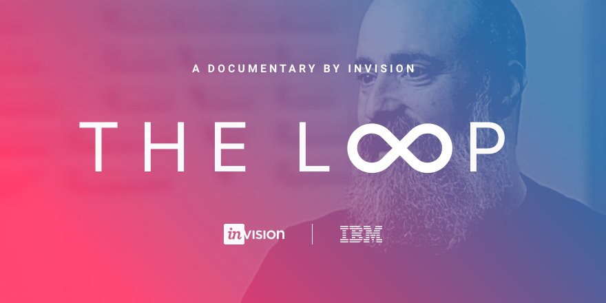 InVisionApp's tweet photo. Watch the inspiring @IBM design transformation story in new short film, THE LOOP—presented by IBM + InVision https://t.co/GwRJ8bCYPG #IBMLoop https://t.co/jL4C2ocPfJ