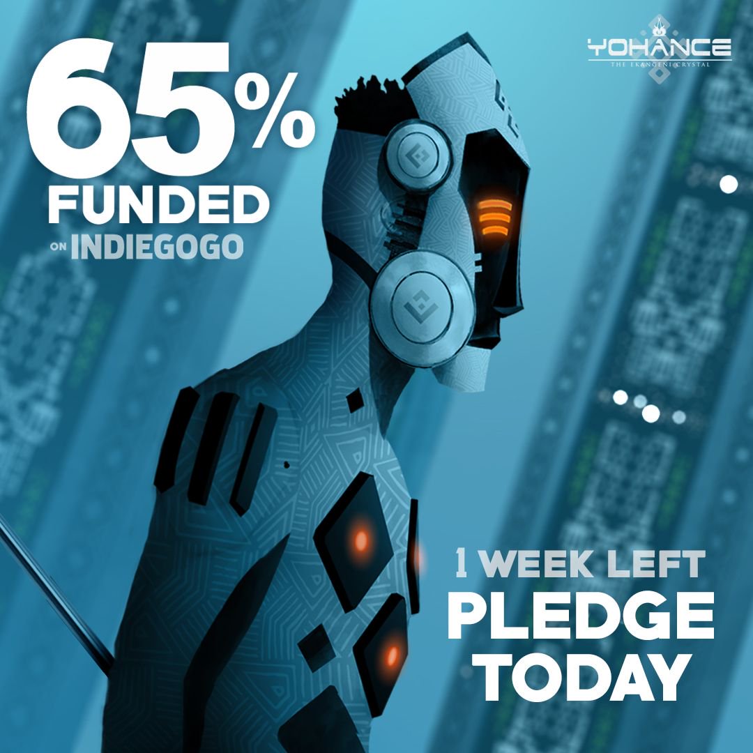 65% Funded! We're right on schedule with only one week to go! Let's try to get to 75% today! Pledge Here: buff.ly/2EINptB