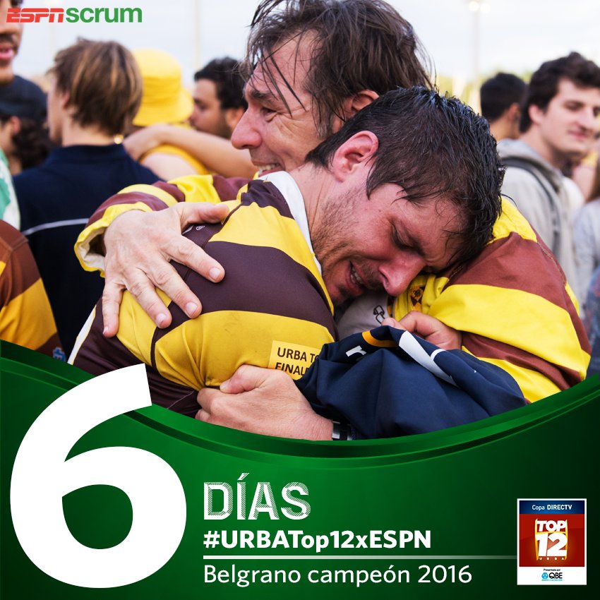 ScrumESPN's tweet photo. #URBATop12xESPN ¡Se vieneeee el Top 12! En 2016, @belgranorugby terminaba con la sequía de 48 años sin poder festejar en el torneo de la URBA, luego de vencer 25-10 a Hindú en la final. 

¿Podrá el Marrón repetir nuevamente la hazaña de aquel año? 👊🏼🏆 https://t.co/AjsV4nvW0a