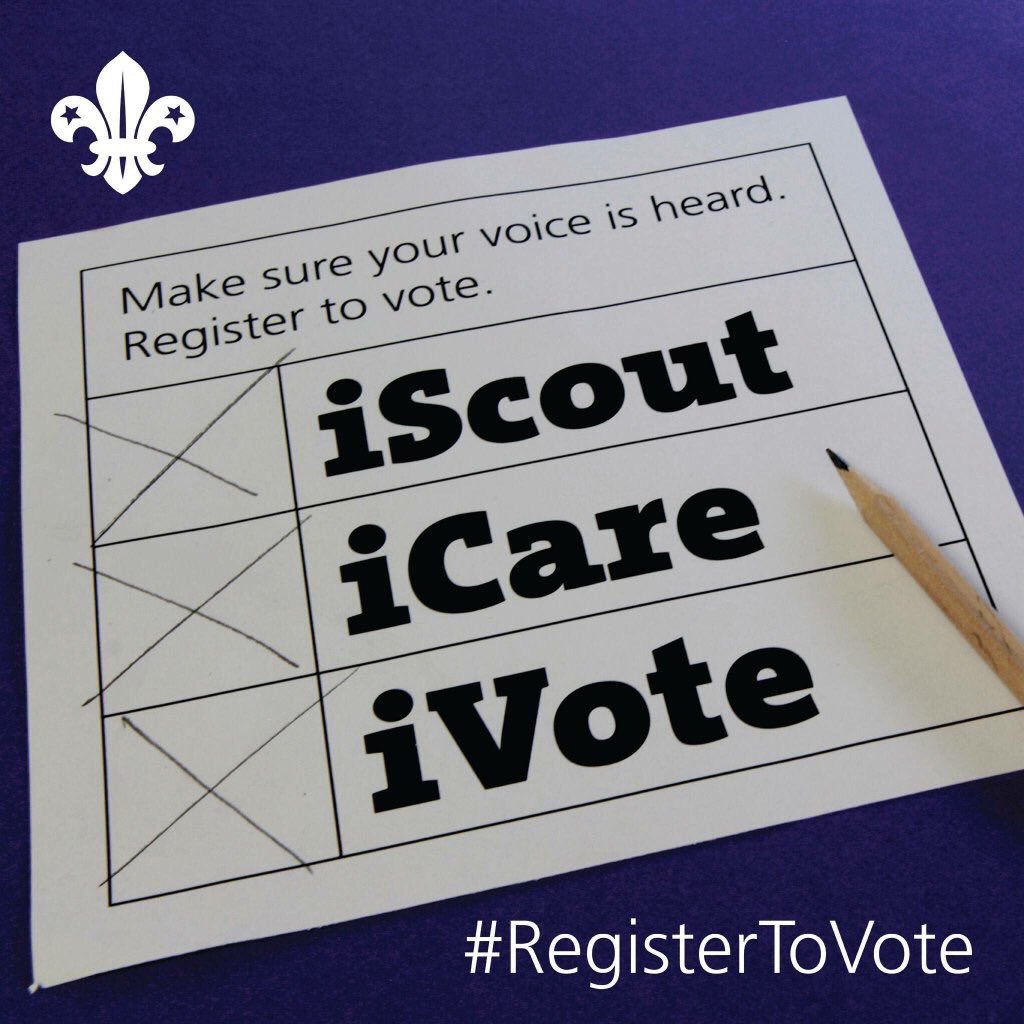 LDNScouts's tweet photo. #LocalElections2018 are taking place in England on Thursday 3rd May 2018. There are just 2 Days left to #RegisterToVote!

If you’re 16 or over register here: https://t.co/VWkQwqUUXc you have until the 17th April.

You’re Vote Matters. Make sure you can! #iScout #iVote #TeamLondon https://t.co/8iv7XzEEcB