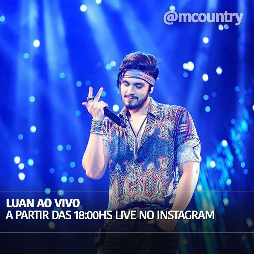 modestiasantana's tweet photo. Hoje a partir das 18 horas vai rolar uma live dos bastidores da entrevista do Luan para o Movimento Country. Mandem perguntas através do Instagram @mcountry (https://t.co/3f7ftCJf6s). NÃO PERCAM! https://t.co/9p70YlJffS