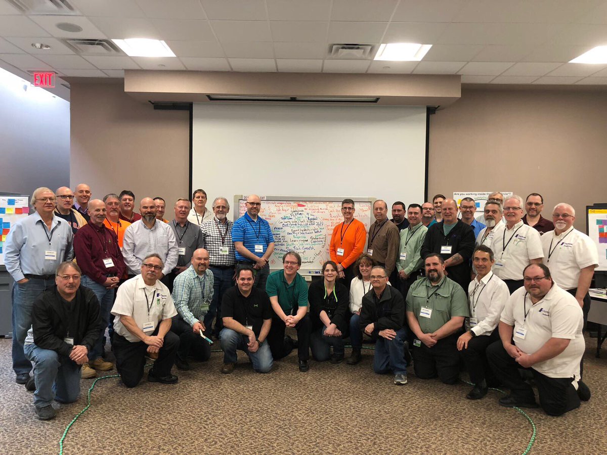 SafetyCircle's tweet photo. 30 Managers &amp; Shop Floor Supervisors view of life, work and each other transformed after 3.5 Days of Lean Work Health and Safety Training in the new SafetyCircle Leadership Course at FLEXcon near Boston. A truly inspirational group. #ohs #safety #Boston #lean   #culturechange https://t.co/56LQkzZ23X