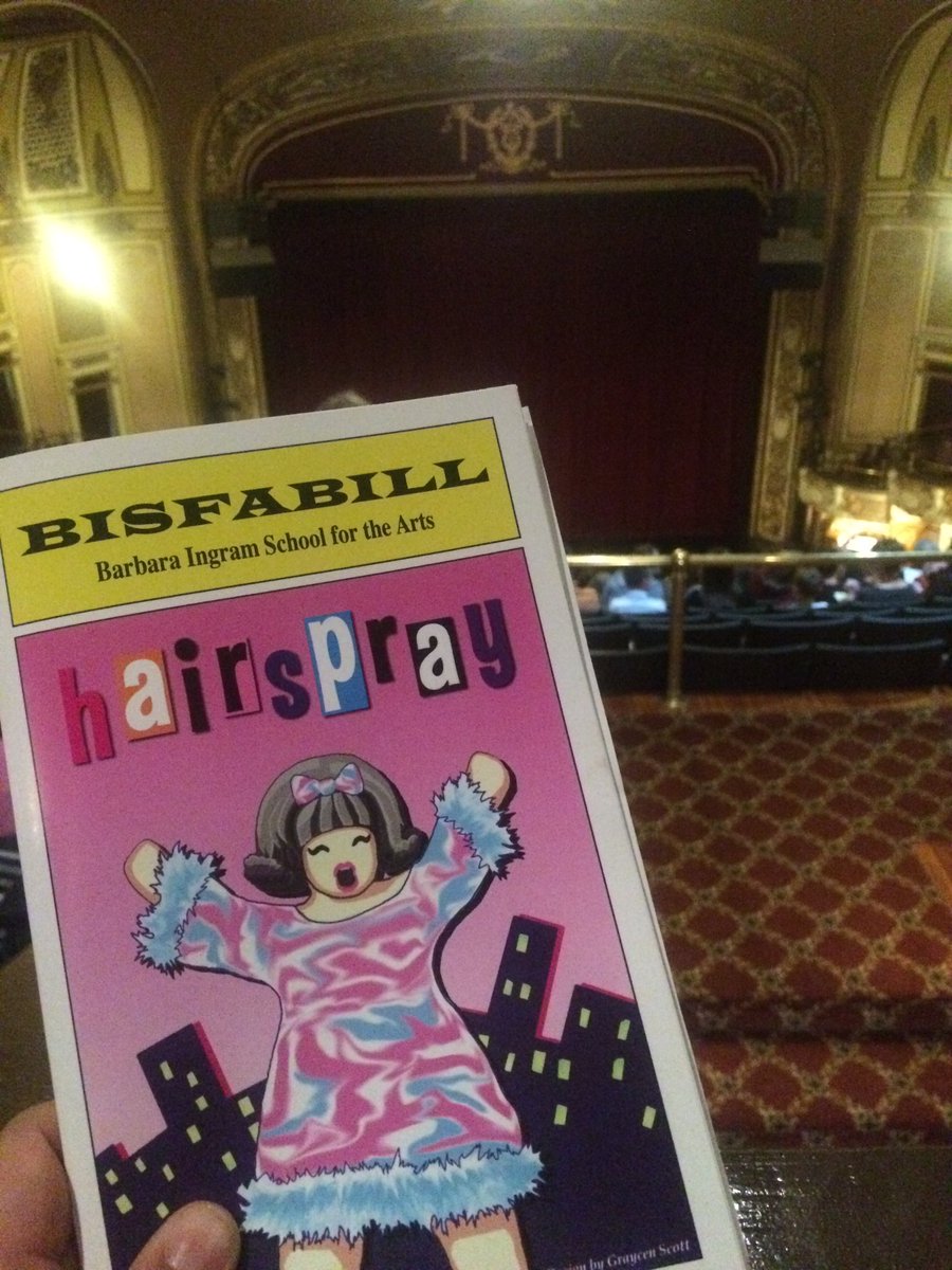 CarlyShockey's tweet photo. Sunday matinรฉe @TheMarylandTheatre to see #BISFA #Hairspray #wcpsmd https://t.co/r4LASEX3yP