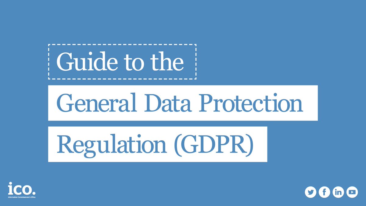What’s new in our guide to GDPR? We've recently added additional guidance on security and a lawful basis interactive guidance tool: ico.org.uk/for-organisati… #englandhour