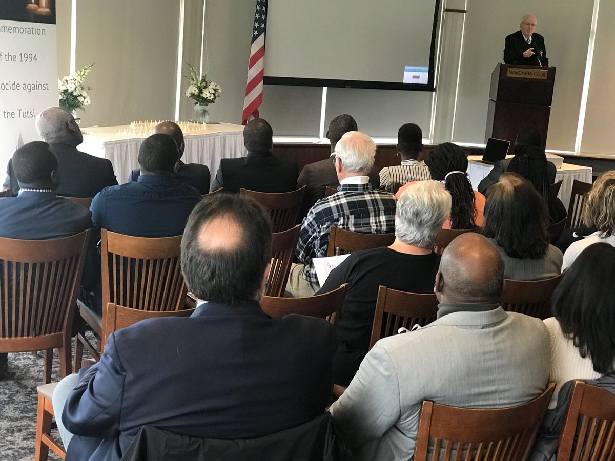 Thanks to Rwandan community in Des Moines  and friends of Rwanda in Iowa for an inspiring kwibuka 24 and for giving <a href="/Kigali_Memorial/">Kigali Genocide Memorial</a> &amp;@Aegis_Trust  privilege to share our experience and effort in post Genocide reconstruction processes and peace education
