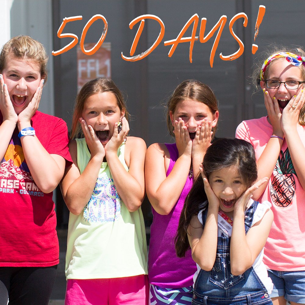 DiscoveryCamp's tweet photo. WAIT, IT'S ONLY 50 DAYS UNTIL DISCOVERY CAMP?! 

We can't wait to celebrate our 30th summer with you! Spots are filling up quick so make sure to register your group soon at https://t.co/ewIdP149dT. 

#DC18Yes 🎉 https://t.co/6QY2dcJzrP