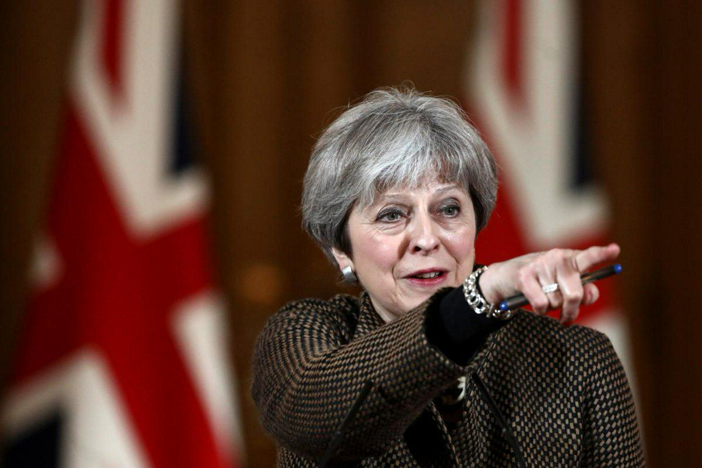 Reuters's tweet photo. After Syria strikes, Britain's May to face critical parliament https://t.co/hjbk8gyz98 https://t.co/YnYgJIh7NS