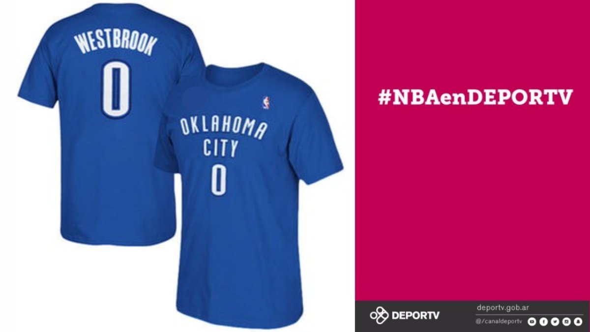 [SORTEO] HOY SE VA LA DE WESTBROOK. Nos seguís + RT + #NBAenDEPORTV y participá. Cortesía de Live Basketball.