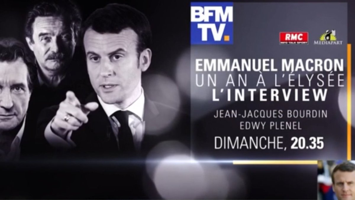 DIRECT VIDEO - Suivez l'interview d'Emmanuel Macron par Jean-Jacques Bourdin et Edwy Plenel sur BFMTV et RMC news.sfr.fr/actualites/pol…