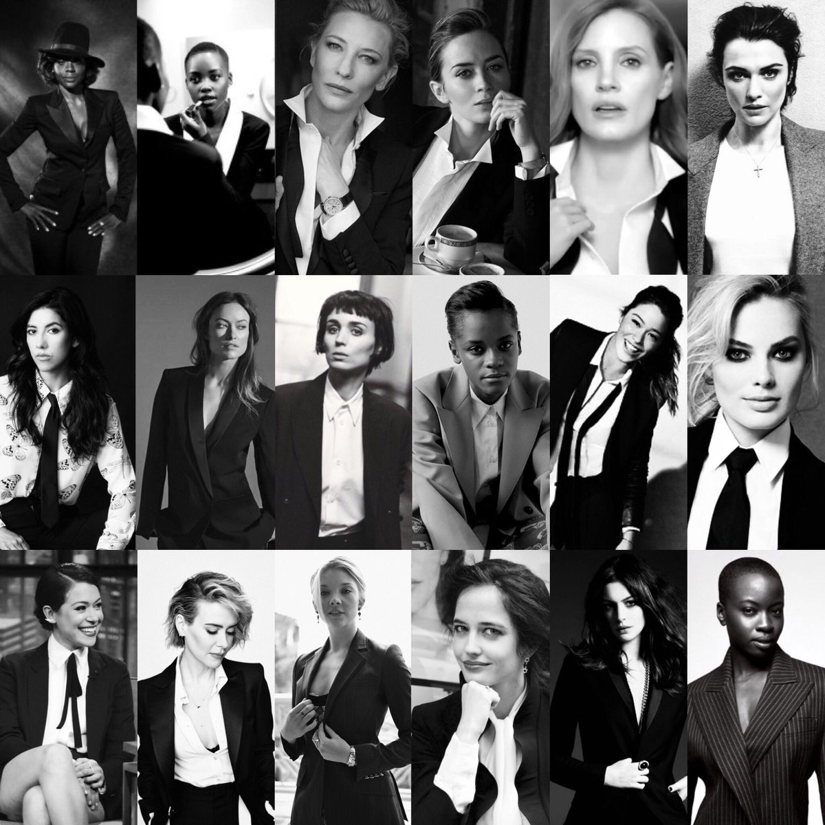 AshleeKellehear's tweet photo. James Bond, anyone?
#ViolaDavis #LupitaNyongo #CateBlanchett #EmilyBlunt #JessicaChastain #RachelWeisz #StephanieBeatriz #OlivaWilde #RooneyMara #LetitaWright #GinaRodriguez #MagotRobbie #TatianaMaslany #SarahPaulson #NatalieDormer #EvaGreen #DanaiGurira #AnneHathaway https://t.co/s1vwuvtu8S