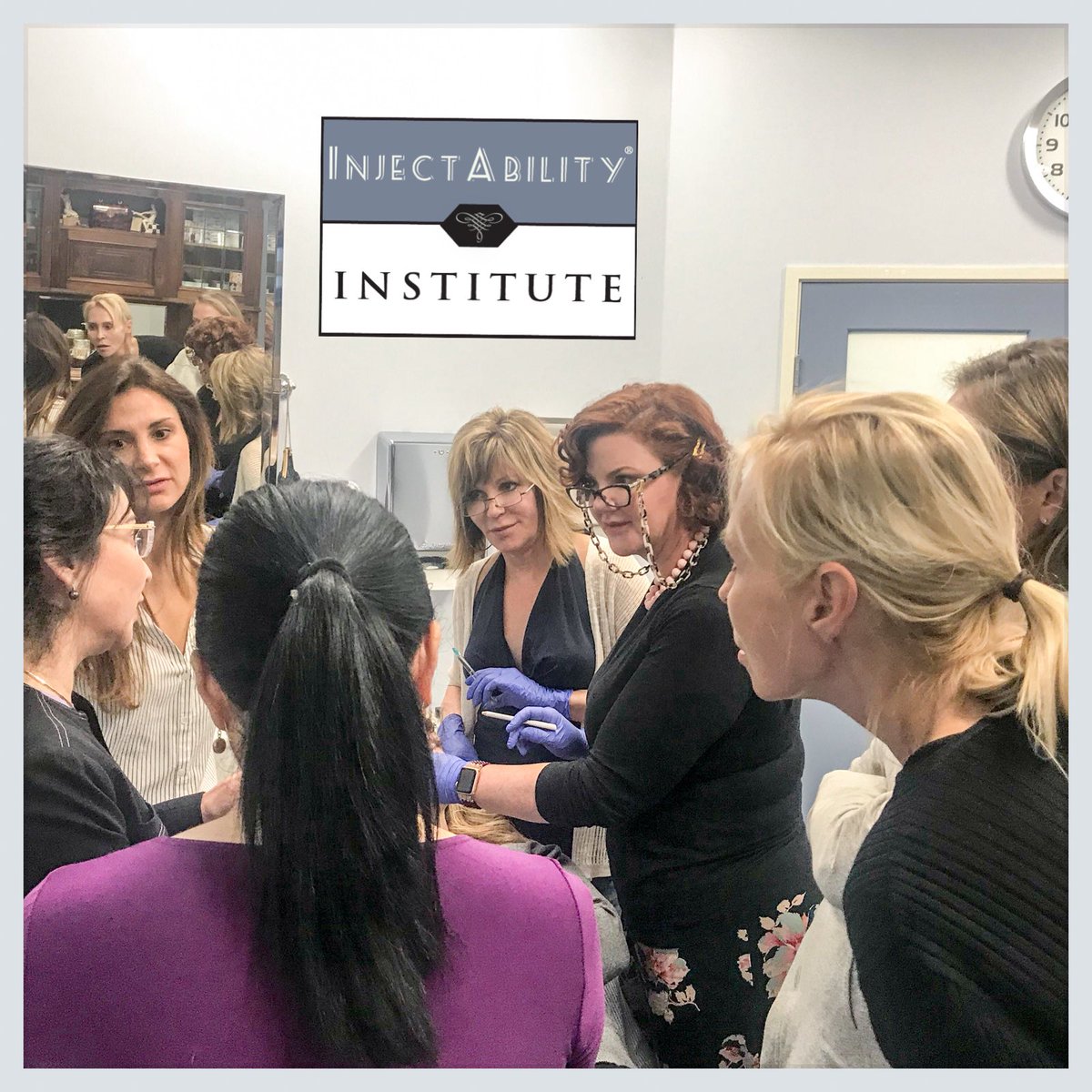 InjectAbility's tweet photo. Catch a #sneekpeak this #sunday into InjectAbility® Institute’s Aesthetic Immersion courses! To learn more about becoming an #InstaTox and #ArqueDerma licensee during our June 28-29 training, email info@injectAbilityInstitute.com 💉💙 https://t.co/ao3xHiQyvD