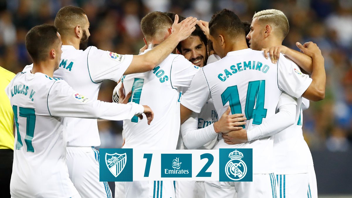 Chấm điểm kết quả Malaga 1-2 Real Madrid