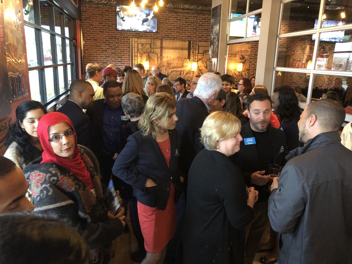 What a crowd! Thanks for spending a rainy afternoon with us. Not too late to drop by - the party is just getting started!