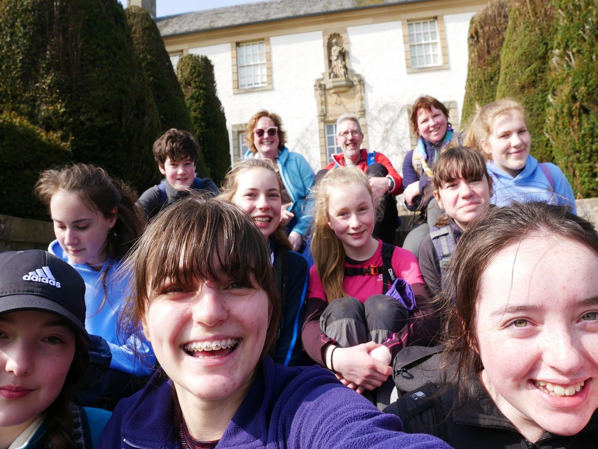 Great day for setting our next group of newbie Bronze Duke of Edinburgh on their DoE journey. A pre practice: maps, navigation, compass work, timing, pacing and laughter and the bonus, the sun shone in Fife #Result #Ceres #Tarvit