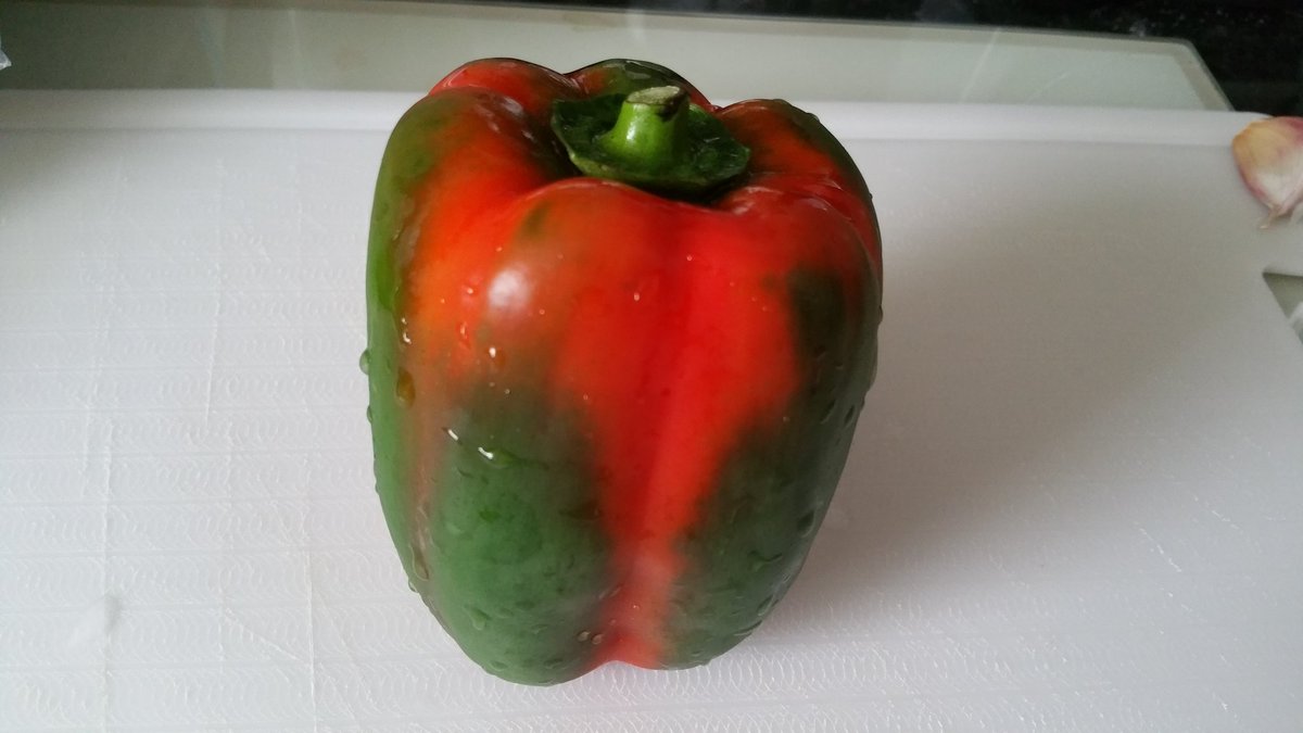 thevegansnuts's tweet photo. Found this beautiful pepper in my pack of #wonkypeppers from @Morrisons nature is so beautiful. My food is grown not born. #plantstrong #plantpower #vegetables #nature #beautifulfood #vegan #veganfortheanimals #peacestartsonyourplate #GoVegan #mudnotblood #CompassionOverCruelty https://t.co/jgOAZrvPiC
