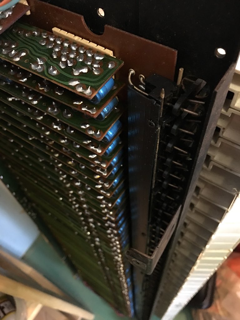 spriteboxarcade's tweet photo. Thankfully I had the schematic and tracked it down to a blown diode ... the same one on every single individual key PCB (well 70% of the keys) so about 45 diodes changed. I wonder what happened ... power surge maybe? https://t.co/O1lFYCUHUB