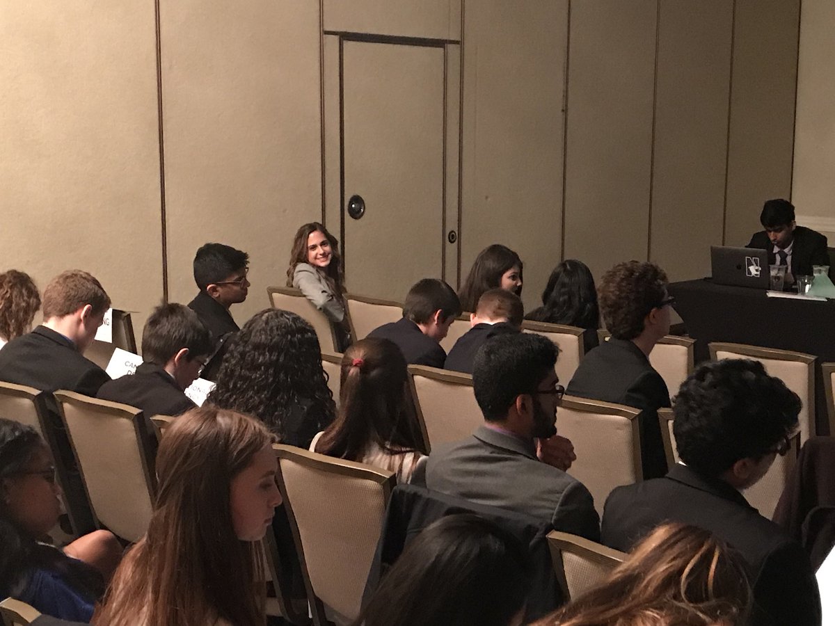 SandburgMUN's tweet photo. Riddhi Patel and Sydney Dea take home Honorable in the World Social Forum with their portrayal of Partners in Health. @SandburgHS https://t.co/JLzpObqEGi