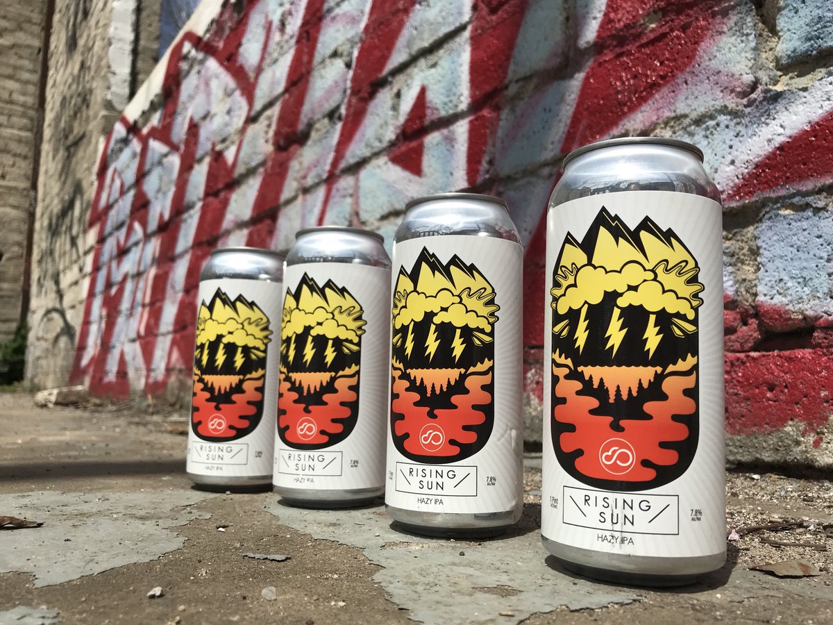 CatawbaBeer's tweet photo. Last call for Rising Sun! There are just a few cases left. This is your last chance to take home a 4-pack until the next release in the Cloud Cover Series!
.
#risingsunipa #hazyipa #cloudcoverseries #catawbahazyipa #beautiful #beercan #cansareking #cltbeer #avlbeer #avldrinks https://t.co/4ja8I9q0rD