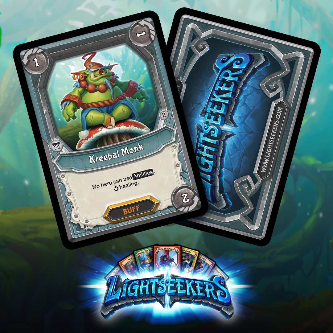 lightseekers's tweet photo. Quieten the battlefield and embrace your inner peace with the Kreebal Monk, available now in packs of #LightseekersMythical https://t.co/qwhrvquCsy