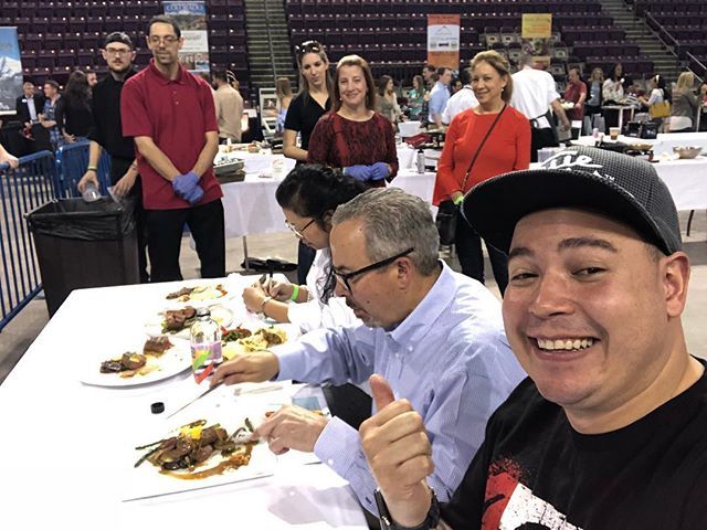 chefbrotherluck's tweet photo. Judging the Colorado Restaurant Association competition and I’m done already..... #somuchfood #talentedcooks @truecooks #hatgame #chefs #cooking @prostartcolorado https://t.co/hq1P3YuX8w https://t.co/bGn3yhDzZK