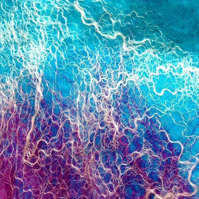 KarenFeltArtist's tweet photo. Detail of felted lace using Merino Wool and bamboo fibres #felted #woolfelt #wetfelting #cobweb #felting #merino #merinowool #bamboofiber #feltmaking #feltworkshop #craftworkshop #scarf #wallhanging #fibre #fiber #fiberart #fiberartist #textiles #textile… https://t.co/icn8pGbGoP https://t.co/JiboBfe50c