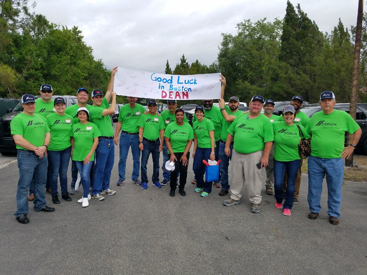 Cemex_USA's tweet photo. Shout out to Orlando Ready-Mix Driver Dean Cole, who's running in the #BostonMarathon tomorrow... We're proud of you, Dean! Good luck! #Fit4Life #GoCEMEX https://t.co/PgaujfOVIv