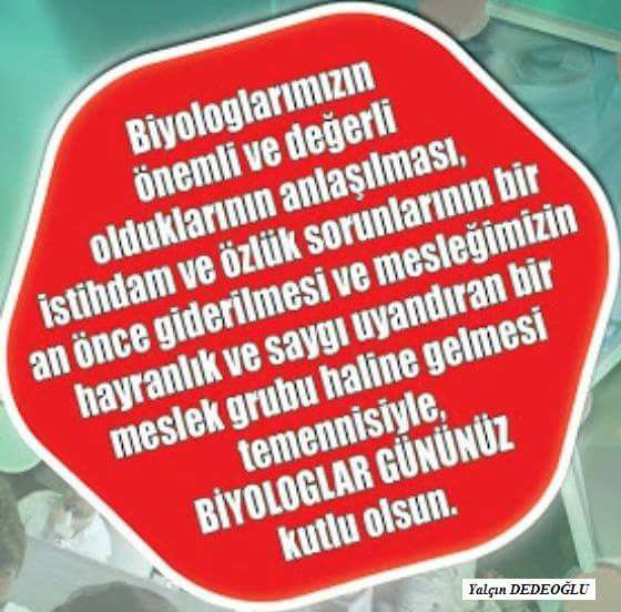 yalcindedeoglu's tweet photo. 16 Nisan Biyologlar Günü'müz kutlu olsun!
#BiyologlarGünü #BiologistsDay https://t.co/gujRMyueoA