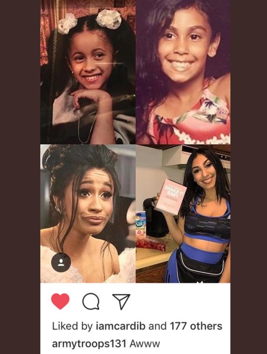 queennaija's tweet photo. @iamcardib liked a picture with me in it 😱 I feel honored that she even seen my face. Y'all know I love this woman https://t.co/7mxwlgjSyv