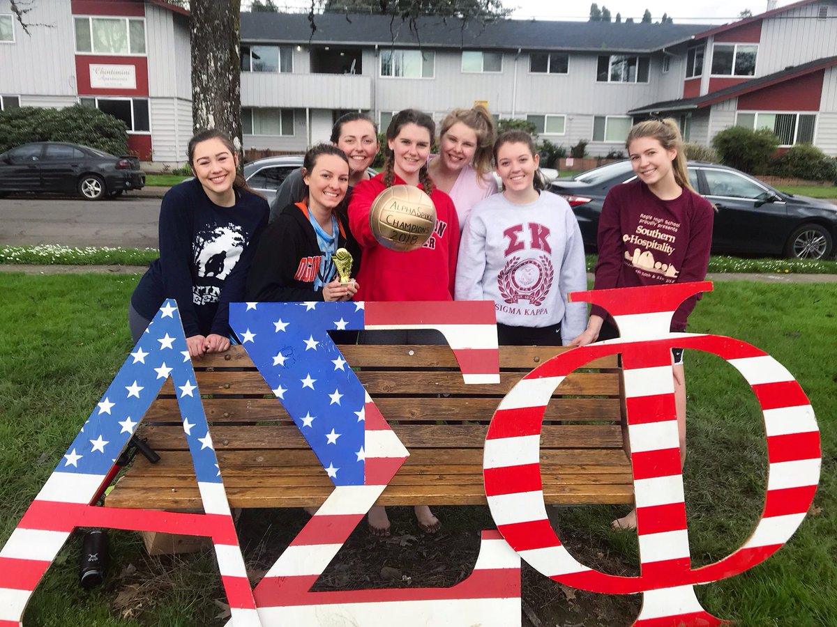 We had so much fun playing sand volleyball together at <a href="/osualphasigs/">AlphaSig OregonState</a> philanthropy!! Good job to our girls for taking home first place once again!